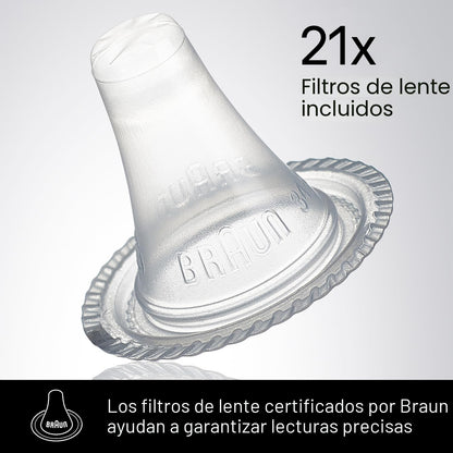Braun Termómetro digital ThermoScan 7+ Connect para oídos, compatib...