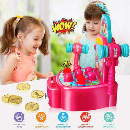 Yerloa Juego Whack para niños pequeños de 2, 3, 4, 5 años, r