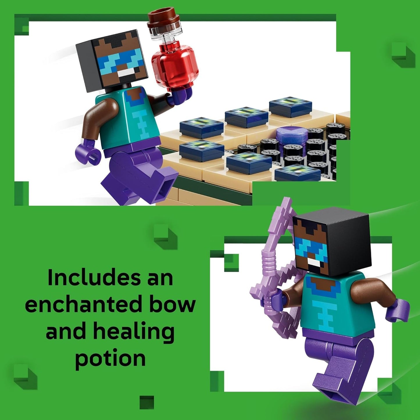 LEGO Minecraft Nether End Portal Journey - Juguete de