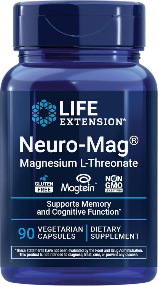 Neuro-Mag Magnesio L-treonato, Salud de la Memoria, Pensamiento Ráp...