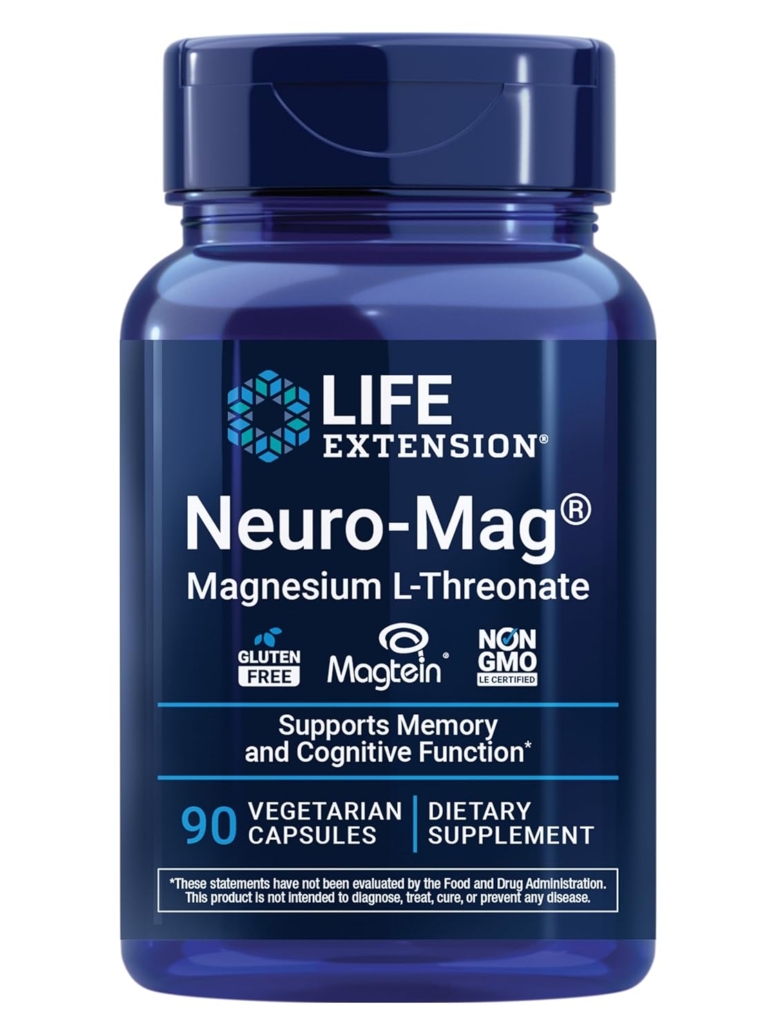 Life Extension Neuro-Mag Magnesio L-treonato, Salud de la Memoria,...