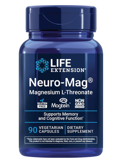 Life Extension Neuro-Mag Magnesio L-treonato, Salud de la Memoria,...