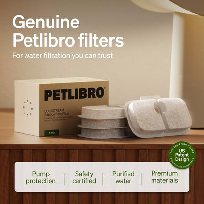 PETLIBRO Filtro de Fuente de Agua para Gatos, 4 Paquetes de Filtro...