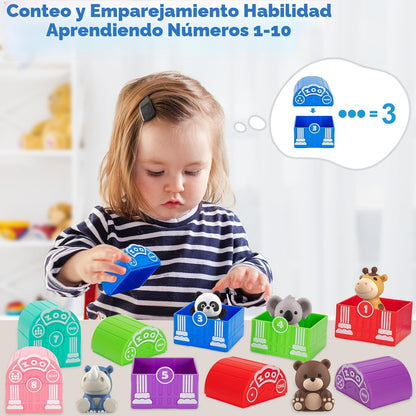 Juguetes de aprendizaje para niños pequeños de 1, 2, 3 años, 20 pie...