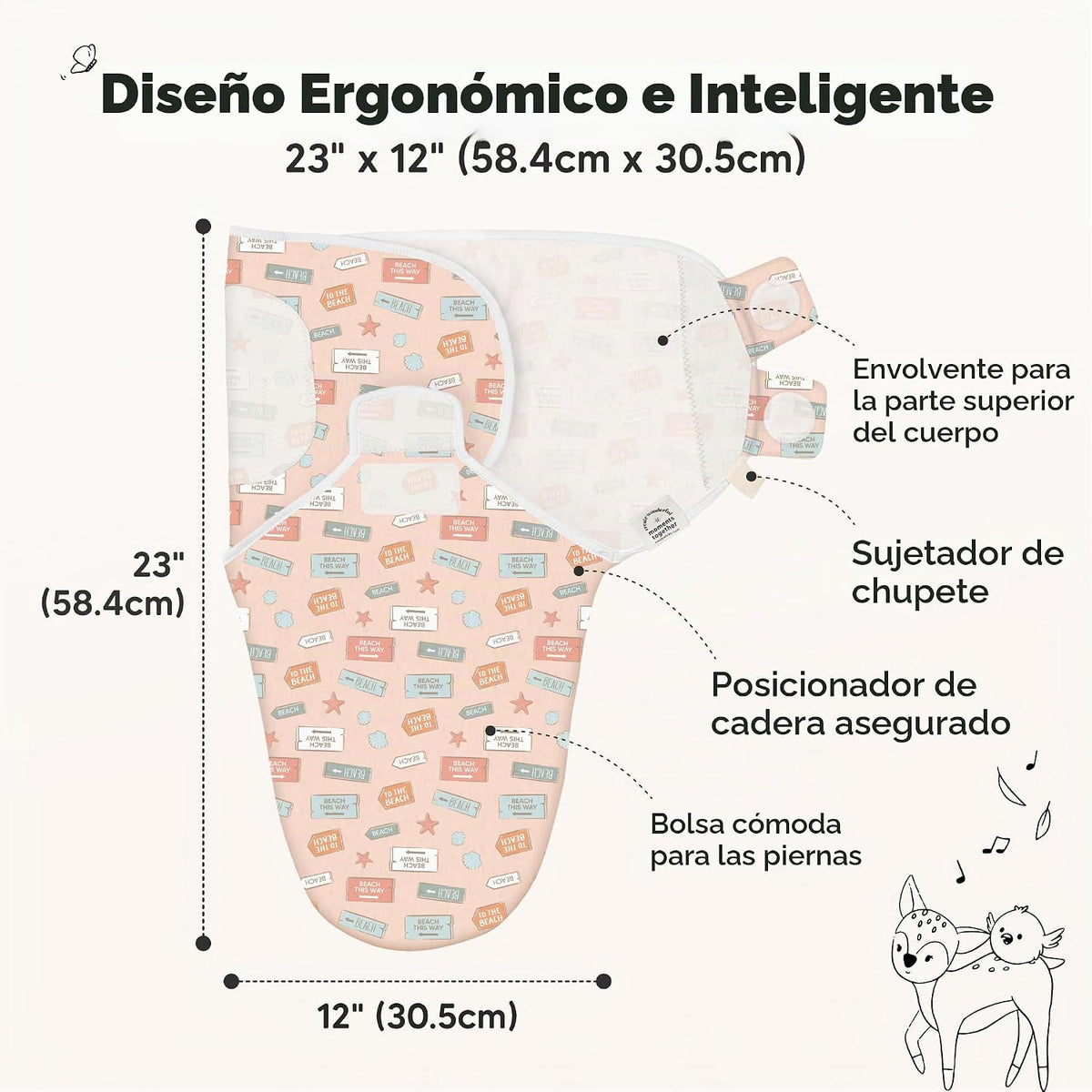 KeaBabies Paquete de 3 Sacos de Dormir Orgánicos para Bebé con Envo...