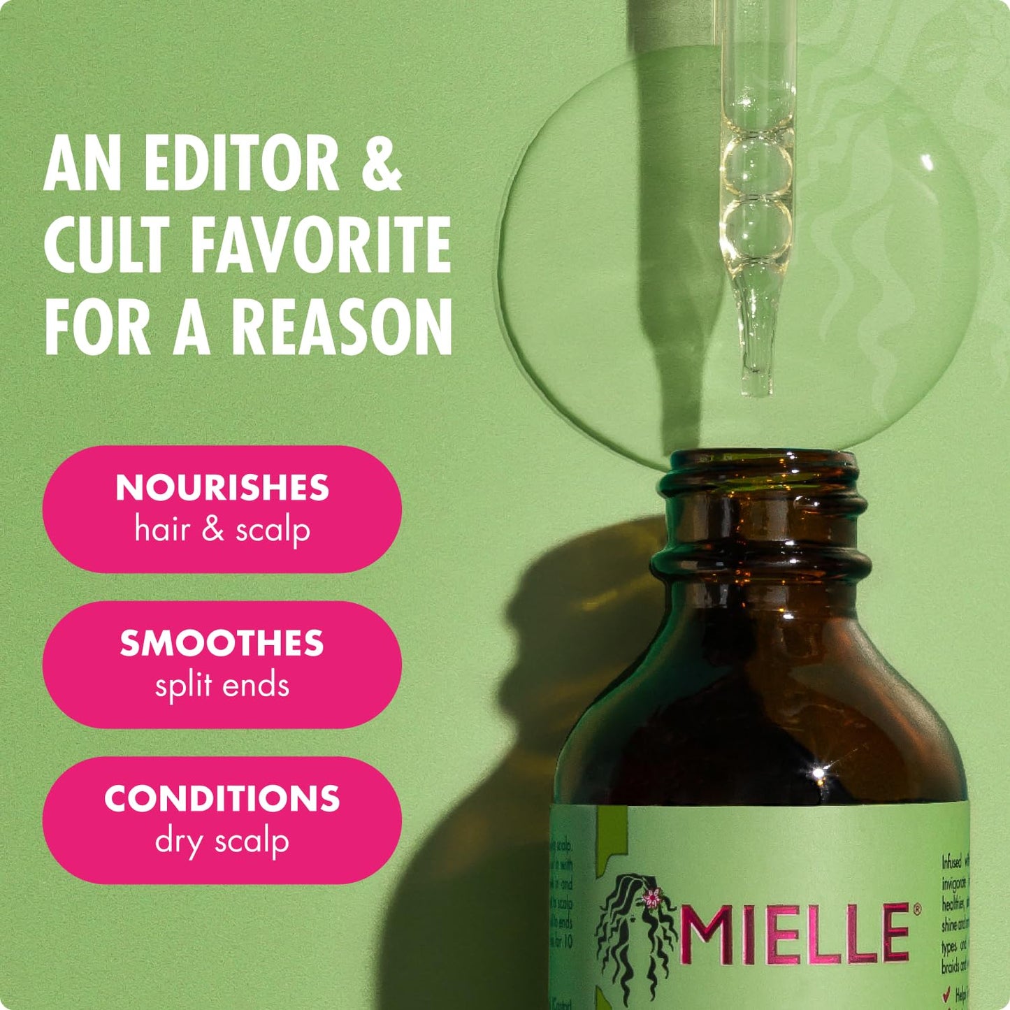 Mielle Organics - Aceite capilar de romero y menta - Aceite fortale...