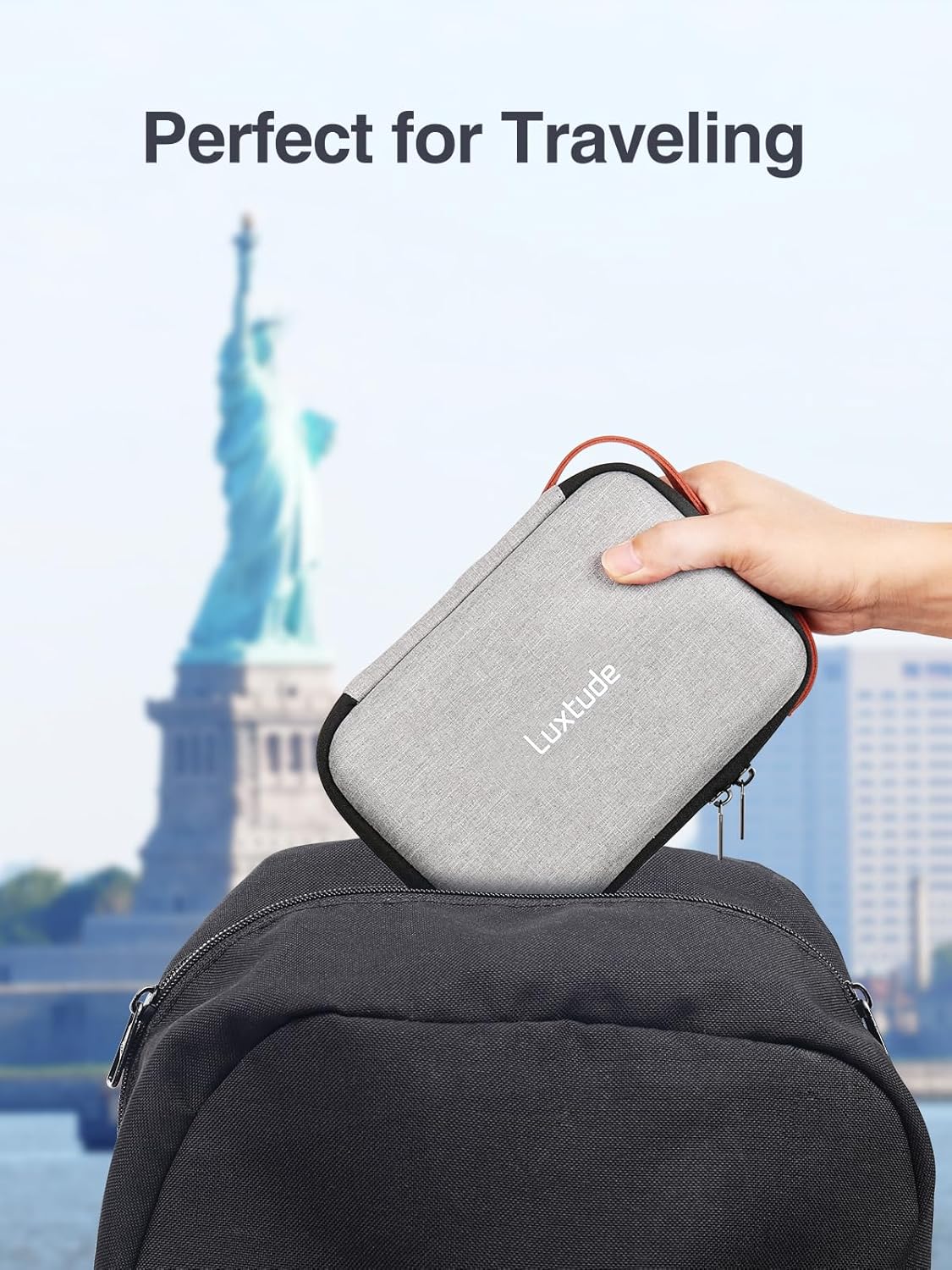 Luxtude Organizador electrónico de viaje, organizadores tecnológico...