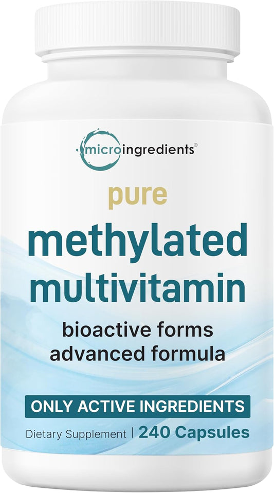 Micro Ingredients Multivitamínico metilado puro, 240 cápsulas | Fór...