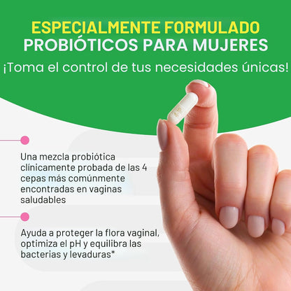 Culturelle Probióticos 4 en 1 para Mujeres, Suplemento Diario Probi...