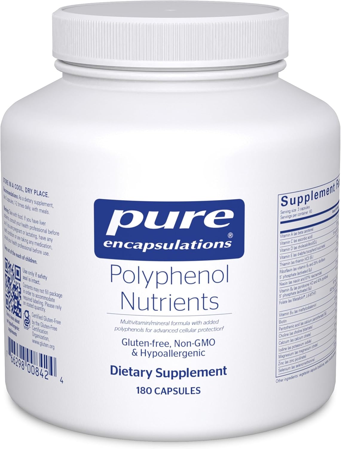 Pure Encapsulations Nutrientes de polifenol | Fórmula multivitamíni...