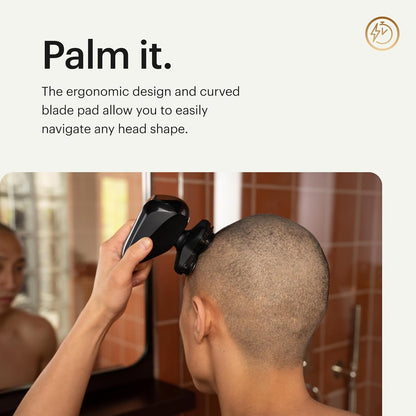MANSCAPED® The Dome Shaver™ PRO - Afeitadora de cabeza para hombres...