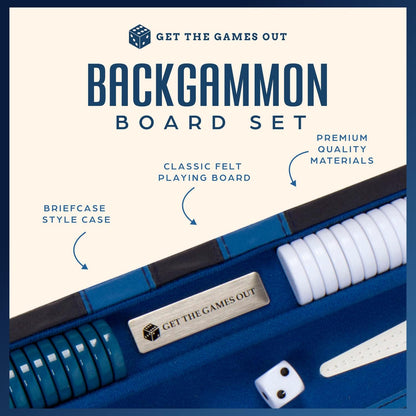 Juego de mesa de Backgammon con estuche, disponible en tamaños pequ...