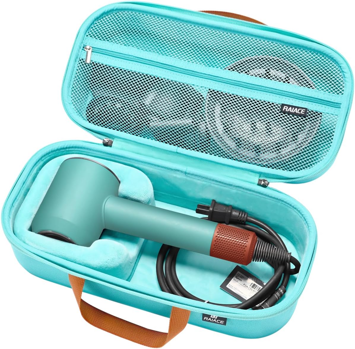 Estuche de almacenamiento rígido RAIACE compatible con secador de p...