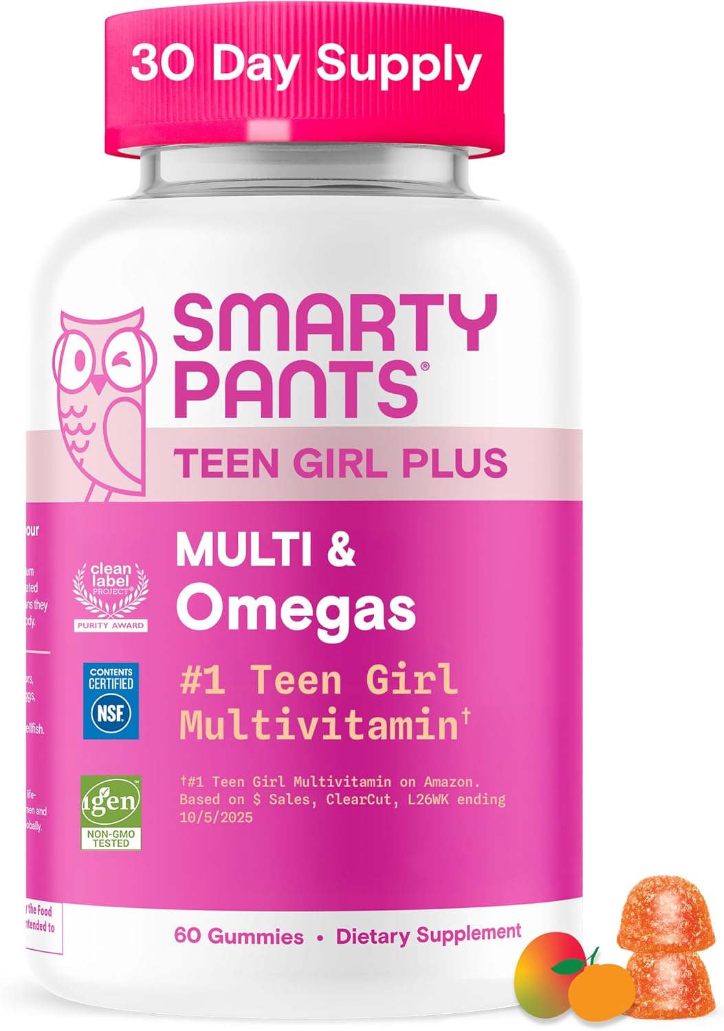 SmartyPants Gomitas Multivitamínicas para Niñas Adolescentes - Fórm...