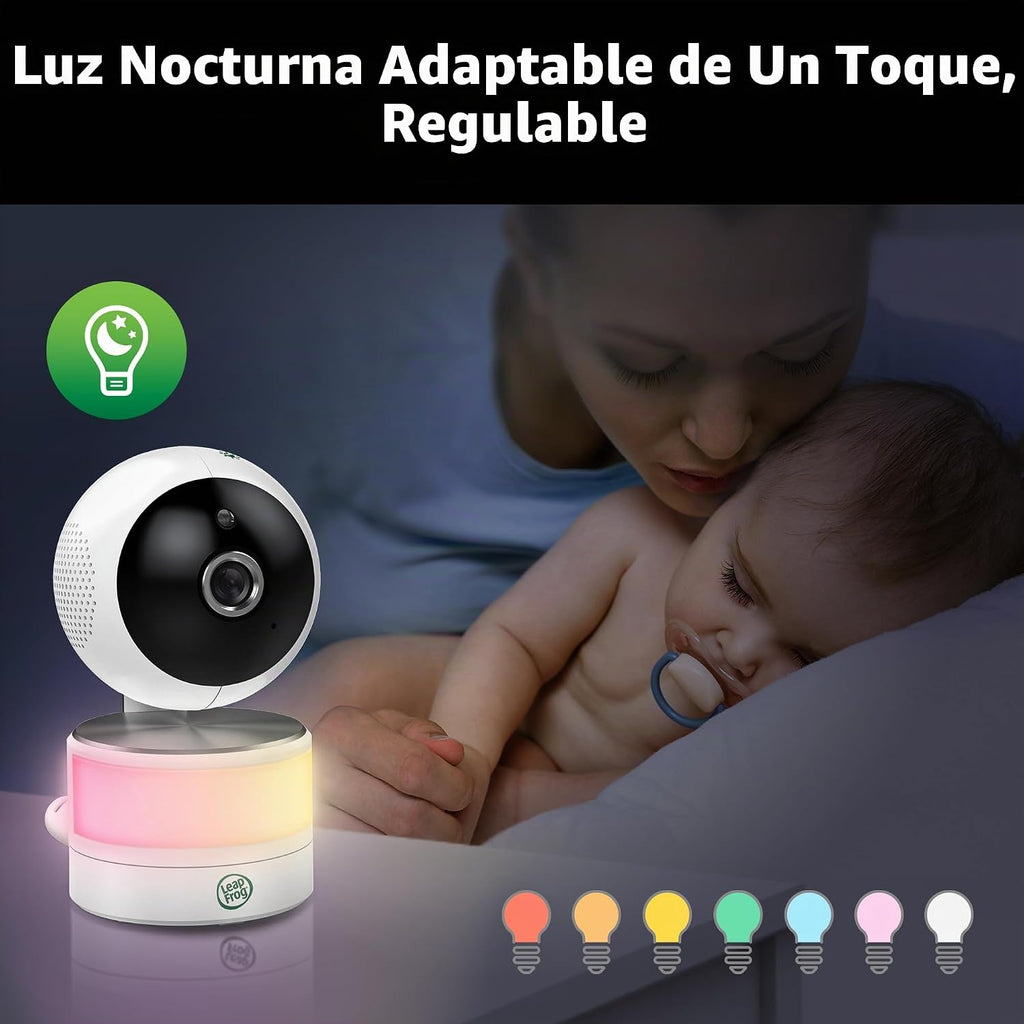 LeapFrog LF920-2HD Monitor de video de 2 cámaras con pantalla HD de...
