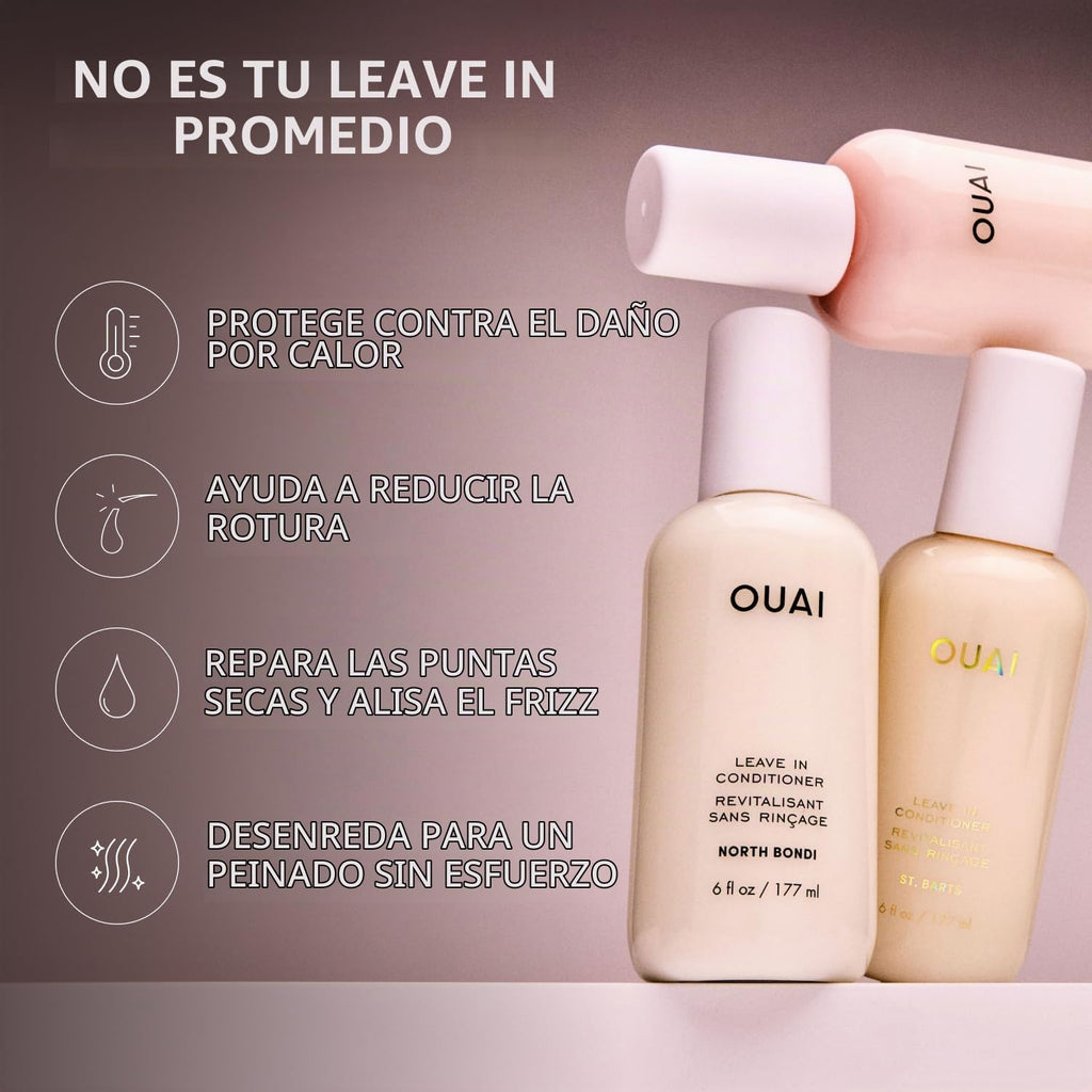 Acondicionador sin enjuague multitarea OUAI - Aroma St. Barts - Tam...