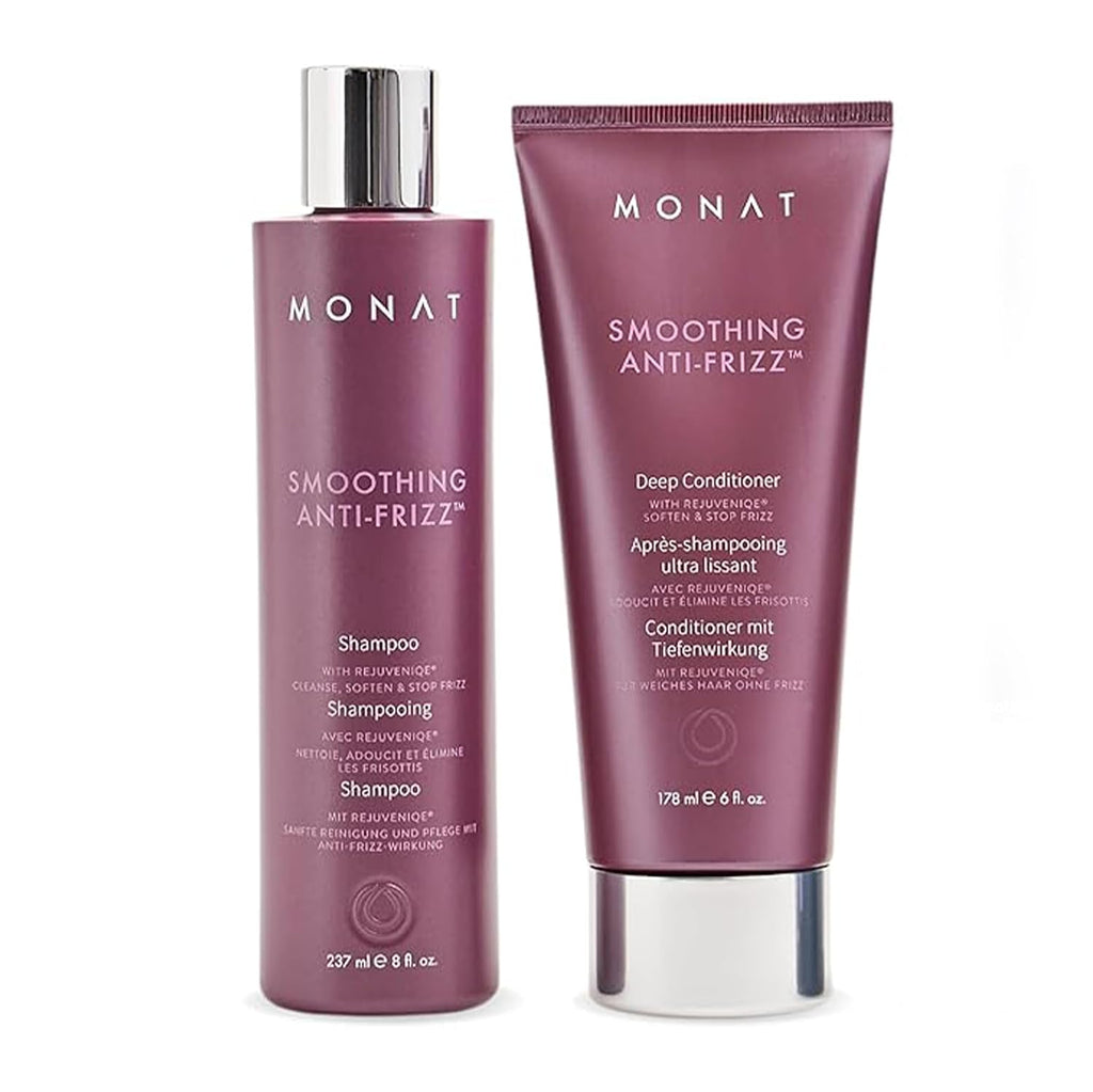 MONAT Set suavizante antiencrespamiento \u2013 Champú natural para...