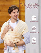 Momcozy Portabebés AirMesh \u2013 El cabestrillo de verano perfecto...