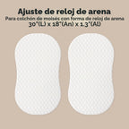 Paquete de 2 protectores de colchón impermeables para moisés 30x18...