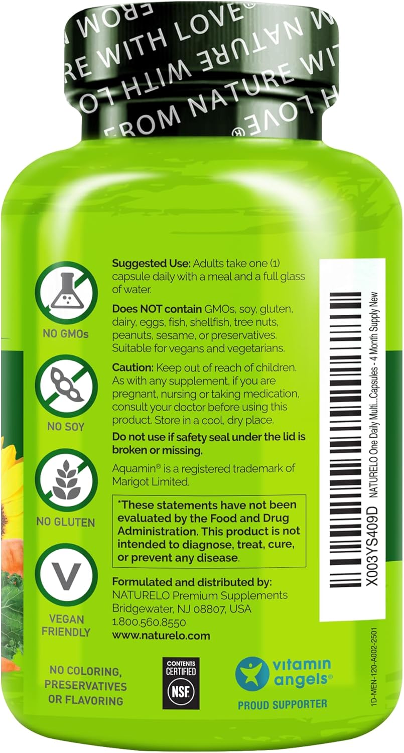 NATURELO - Multivitamínico diario para los hombres