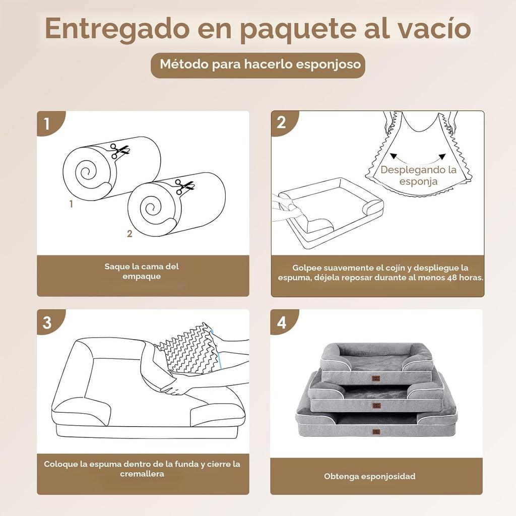 EHEYCIGA \u2013 Cama ortopédica impermeable para perros extragrande...