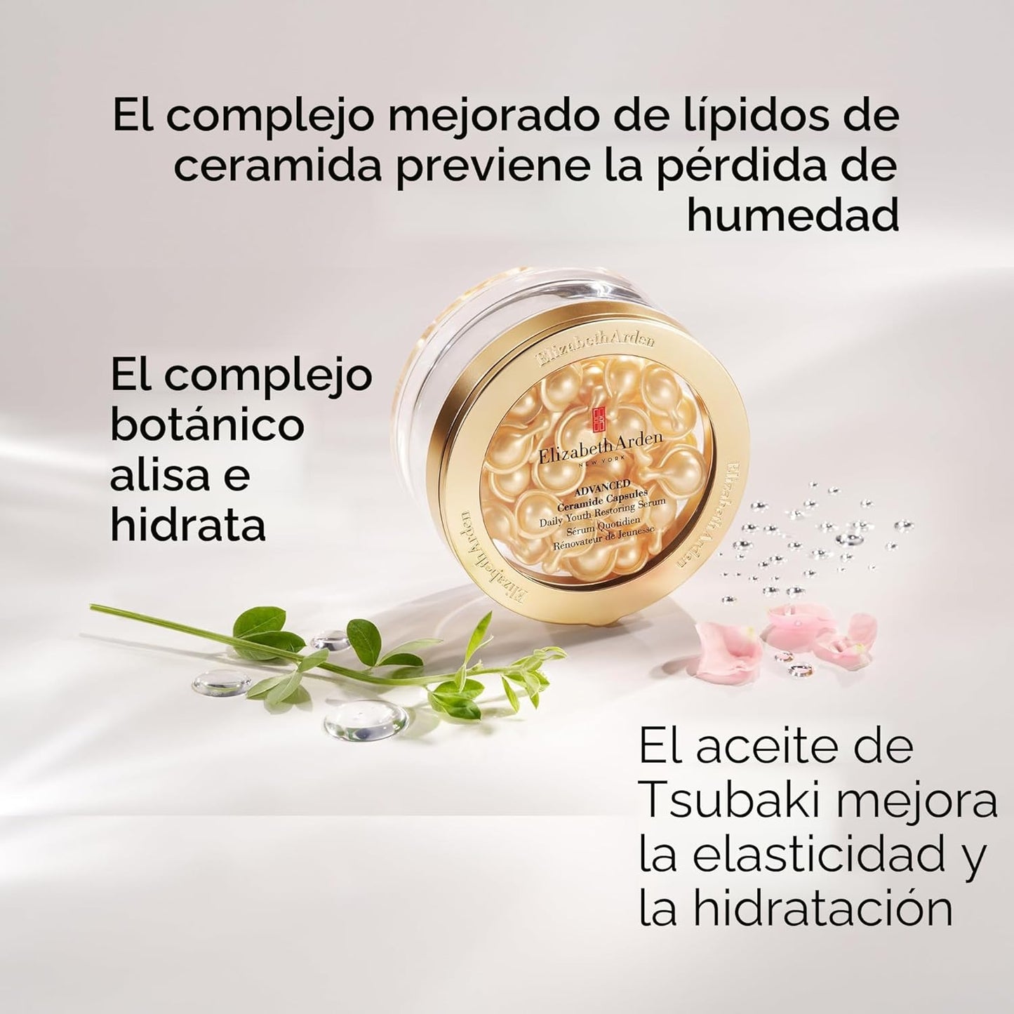 Elizabeth Arden Cápsulas de Suero Facial con Ceramida Avanzada, Reg...