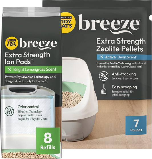 Purina Tidy Cats Breeze - Paquete de recambio de arena para gatos e...