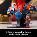 LEGO Marvel Iron Spider-Man Bust coleccionable \u2013 Kit de constr...