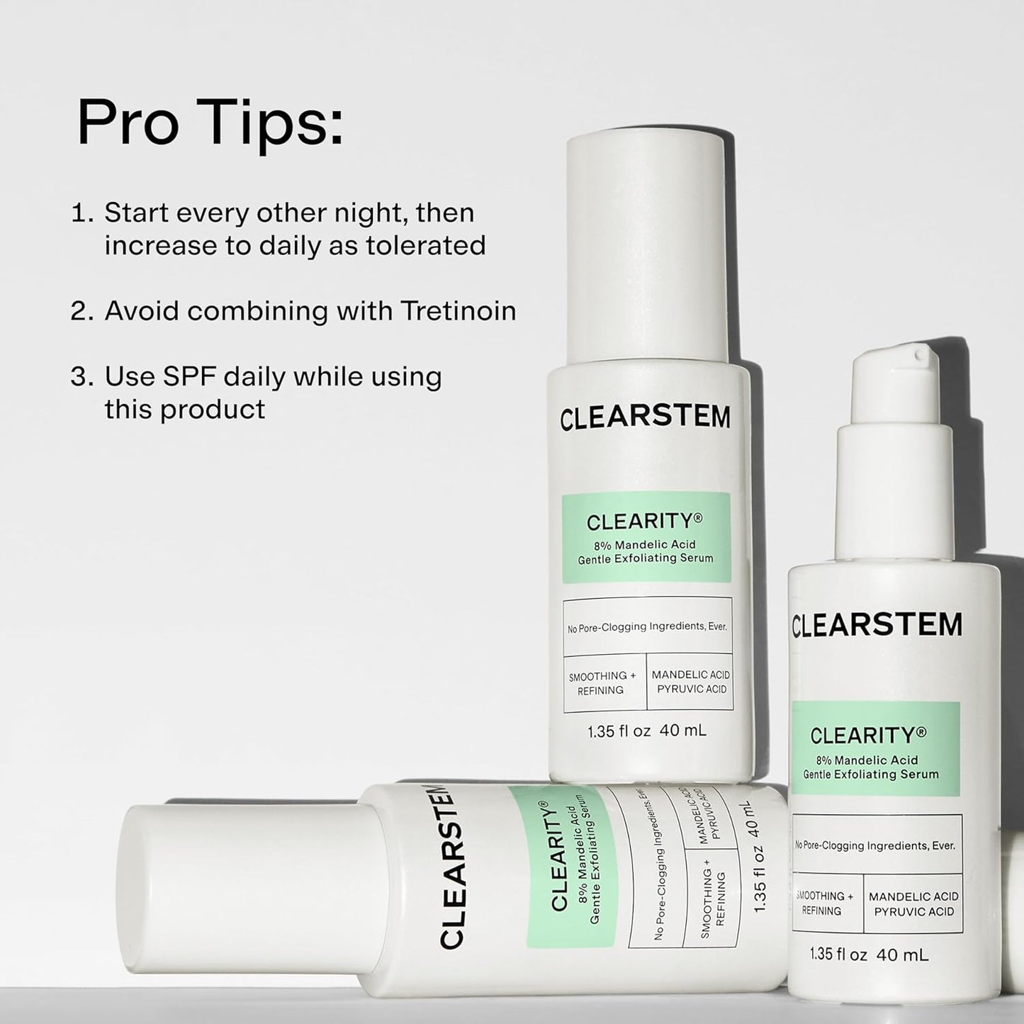 CLEARSTEM - CLEARITY The Blackhead Disolver - Suero de ácido mandél...