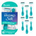 Schick Hydro Silk Sensitive - Maquinillas de afeitar desechables pa...