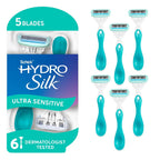 Schick Hydro Silk Sensitive - Maquinillas de afeitar desechables pa...