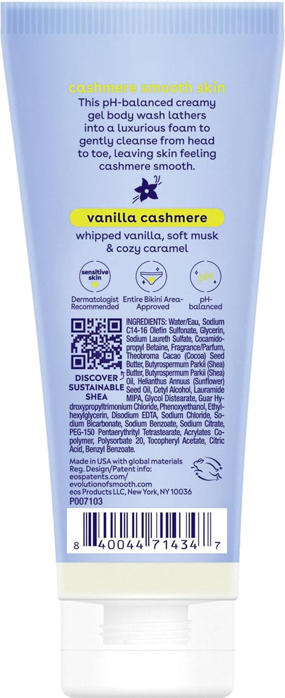 eos Gel de Ducha de Vainilla Cáshemire de Viaje - Gel de Ducha de T...