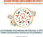 Align Probióticos, 70 mil millones de UFC, mezcla de 6 cepas, probi...