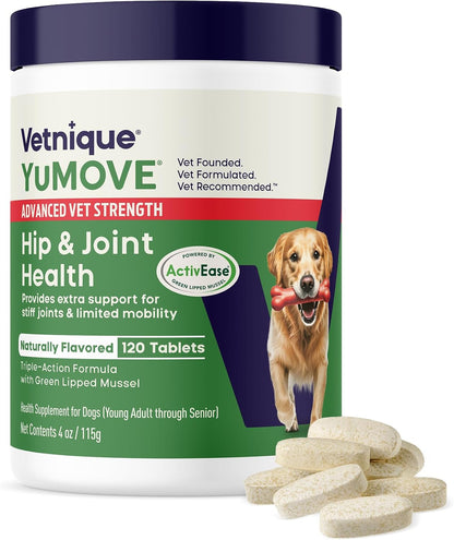 YuMOVE Suplemento de cadera y articulaciones para perros, fuerza re...