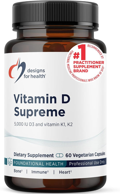 Designs for Health Vitamina D Suprema \u2013 Vitamina D 5000 UI con...