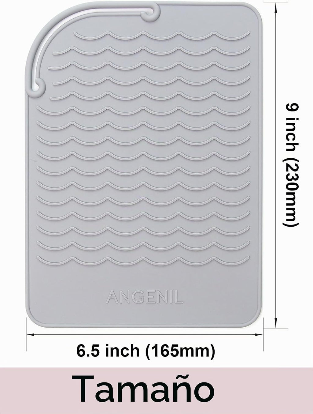 ANGENIL Alfombrilla de silicona resistente al calor para planchas d...