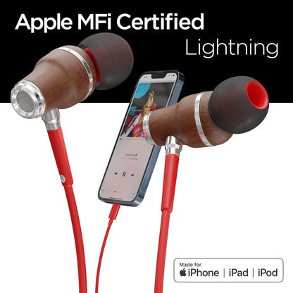 Symphonized Auriculares con cable para iPhone con sonido de graves...