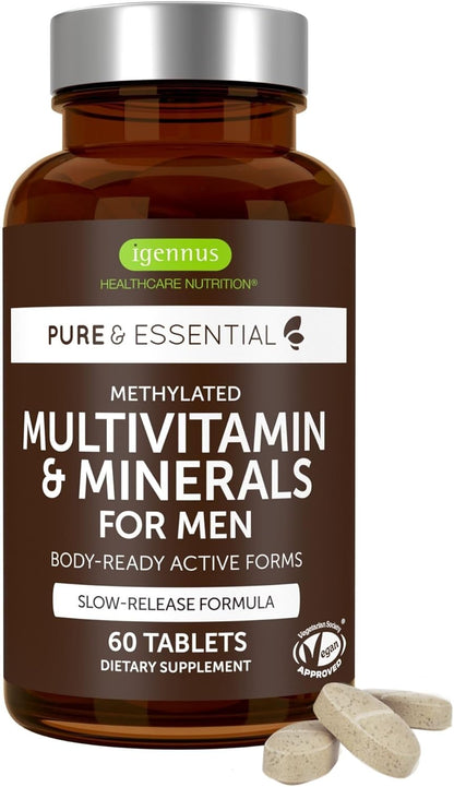 Igennus Multivitamínico Metilado para Hombres con 22 Activos, Entre...