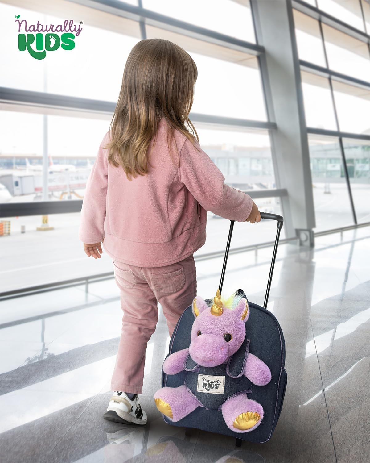Naturally KIDS Maleta para niños pequeños con. Juguete de peluche d...