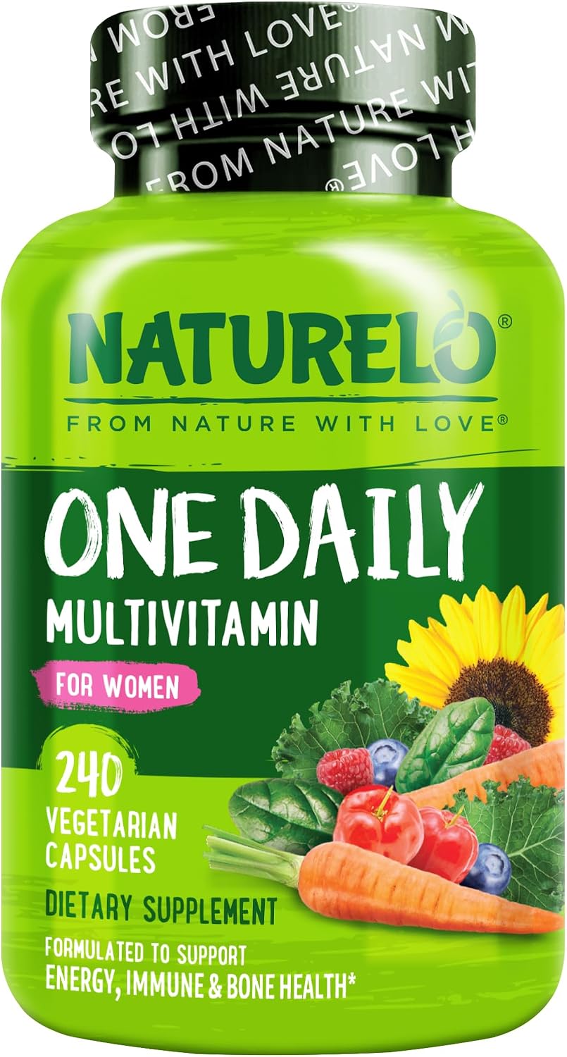 NATURELO One Daily Multivitamínico para mujeres con vitamina B12, 2...