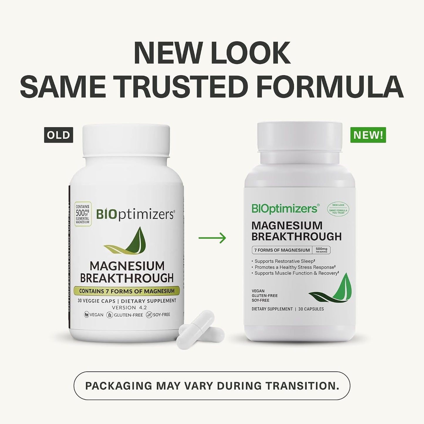 BIOptimizers Suplemento innovador de magnesio con 500 mg - 7 formas...