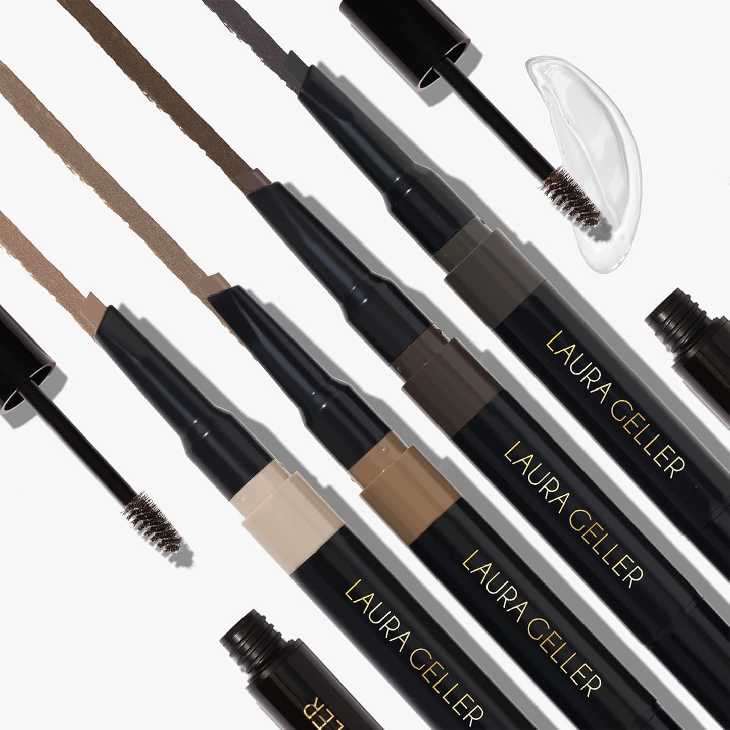 LAURA GELLER NEW YORK Sculpt-n-Stay - Lápiz de cejas impermeable y...