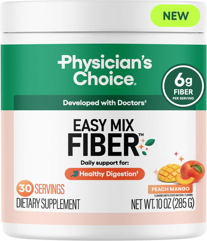 Physician's CHOICE Fibra Easy Mix para la salud digestiva y reg...