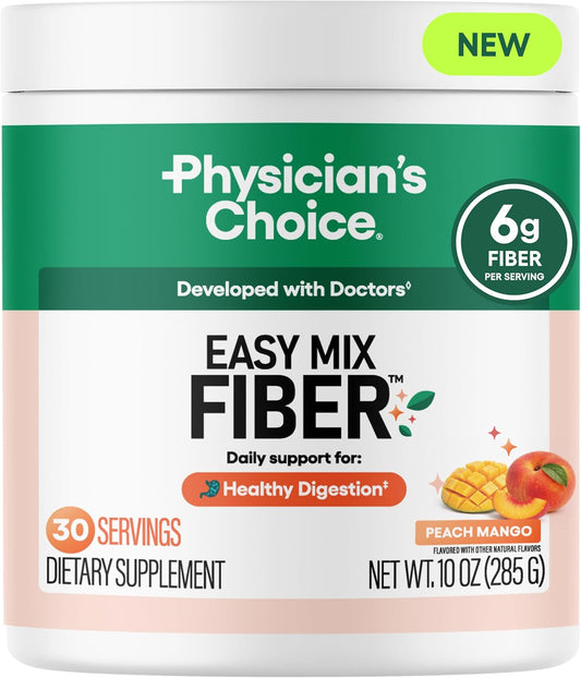 Physician's CHOICE Fibra Easy Mix para la salud digestiva y reg...