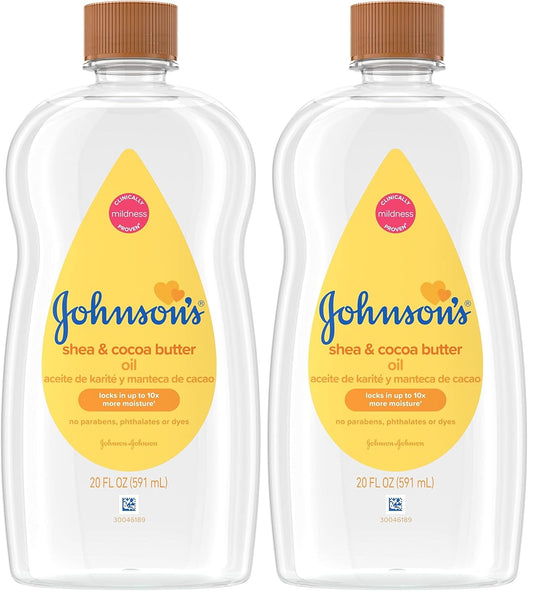 Johnson's Baby Aceite de bebé, Aceite mineral enriquecido con m...