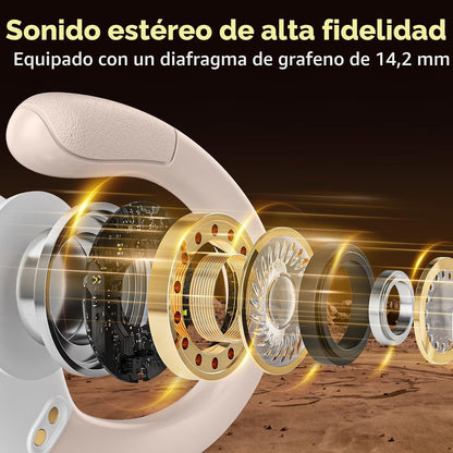 HAOYUYAN Auriculares inalámbricos, auriculares Bluetooth deportivos...
