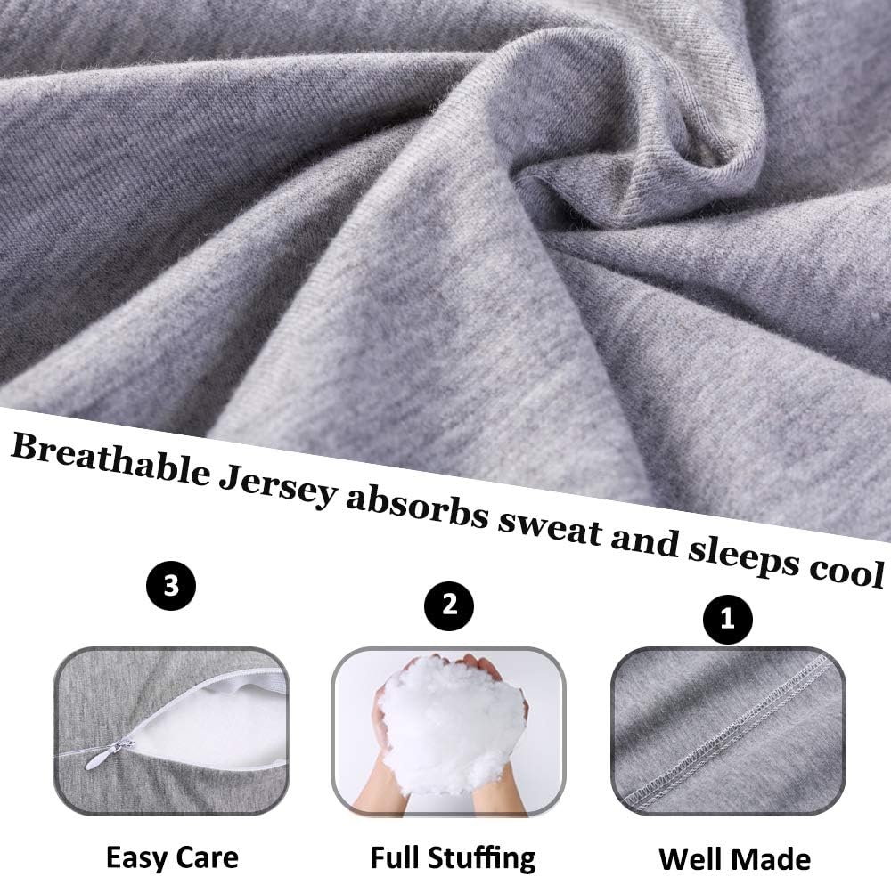 1 MIDDLE ONE Almohada de embarazo, almohada de cuerpo completo en f...
