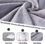 1 MIDDLE ONE Almohada de embarazo, almohada de cuerpo completo en f...