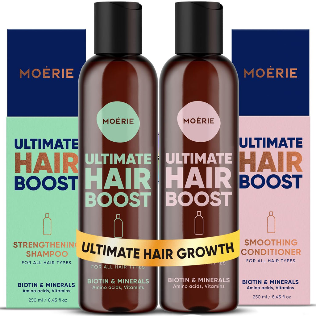 Moerie Champú y acondicionador para el crecimiento del cabello para...