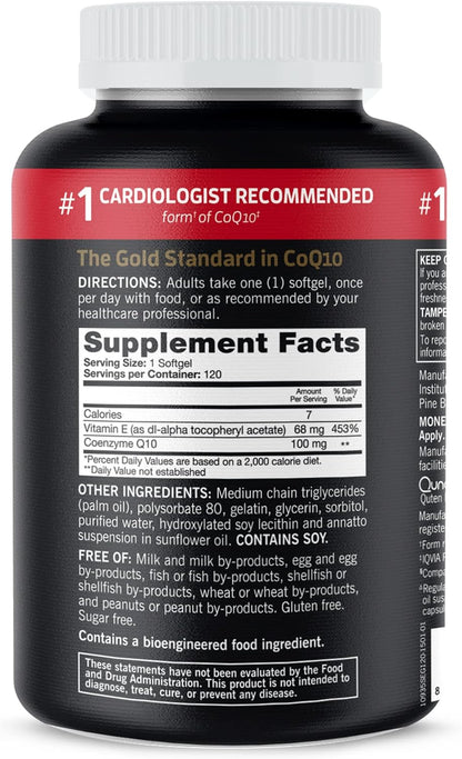 Qunol CoQ10 - Cápsulas blandas de 100 mg, Qunol Ultra CoQ10 100 mg,...